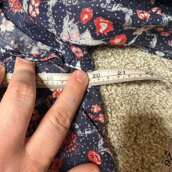 Etoile Isabel Marant Tedy Printed Linen Ruffle Shirt - Picture 5 of 5